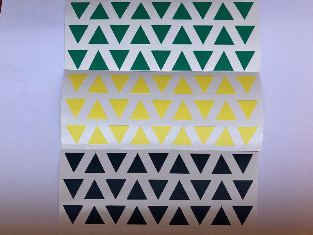 Triangle Vinyl Wall Decals Stickers, Vinyl Wall Decals, Wall Sticker ...