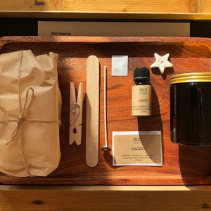 Candle Making Kit. Essential oils + sustainable rapeseed wax.