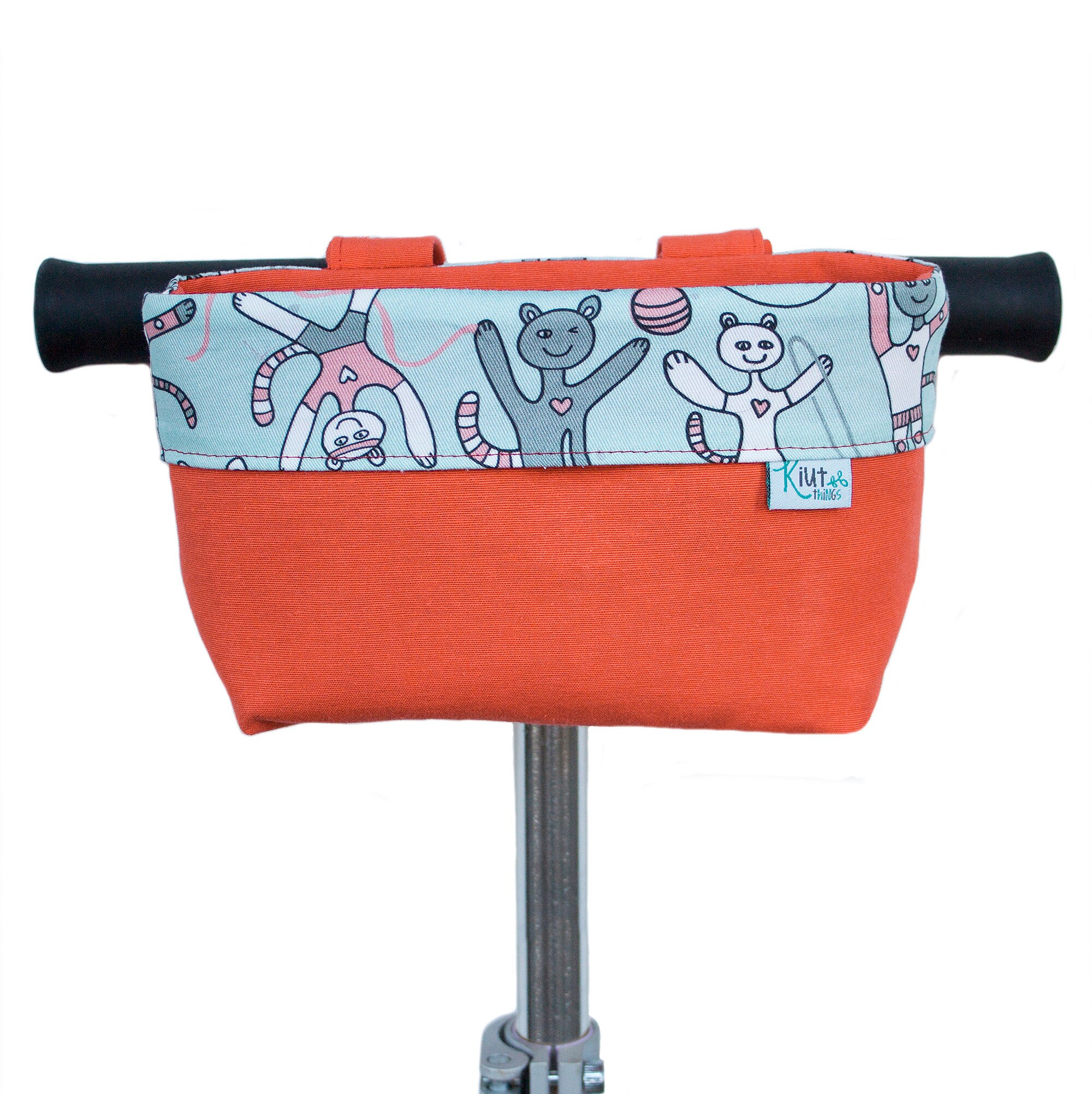 Eco Friendly Bike Basket for Kids With Sporty Bears Print Etsy UK