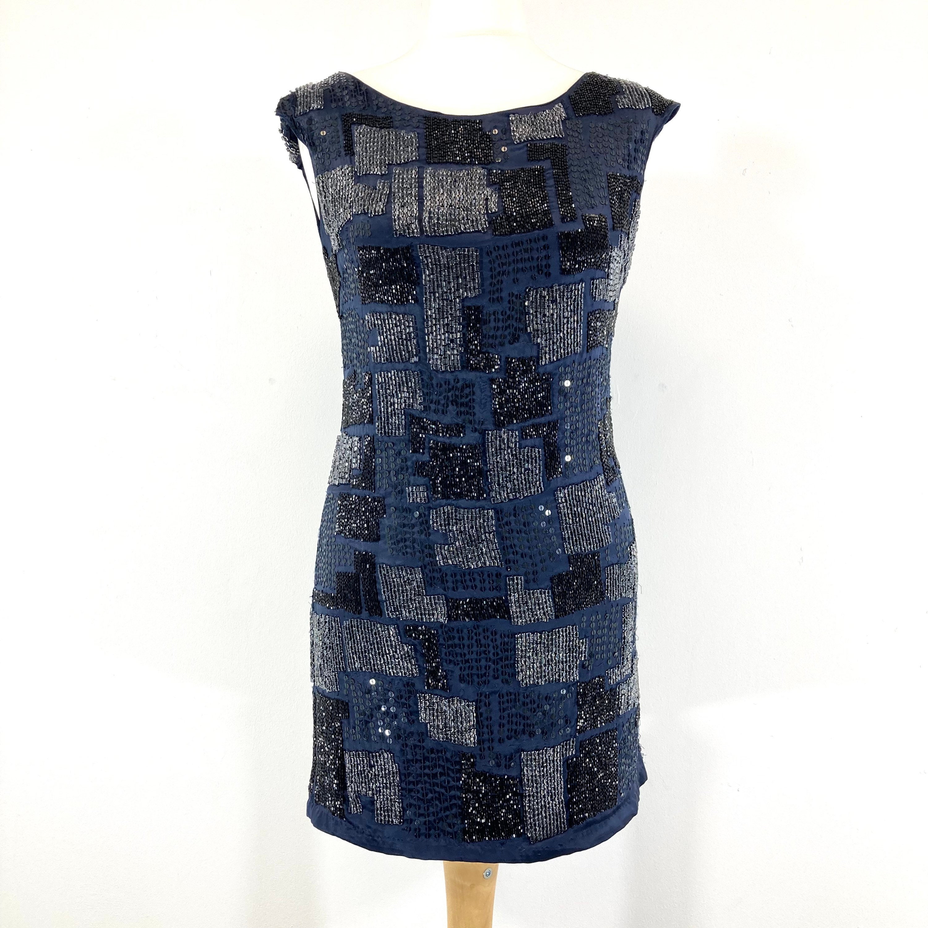 boho sweater dress Mable Becca Black Crochet Mini Sweater Dress - Medium/Large - Boho-Chic Fall Fashion - V-Neckline