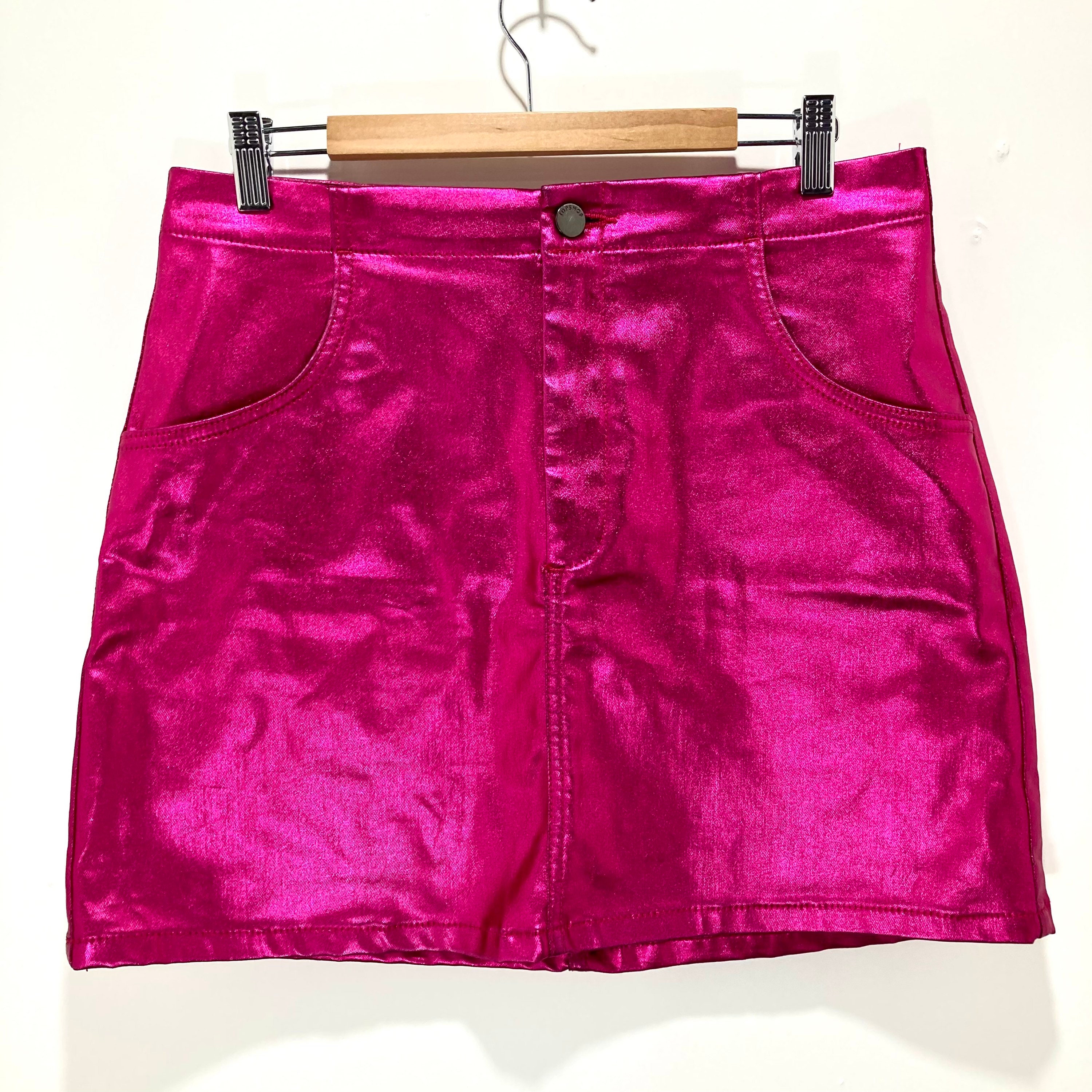 Metallic skirt topshop online