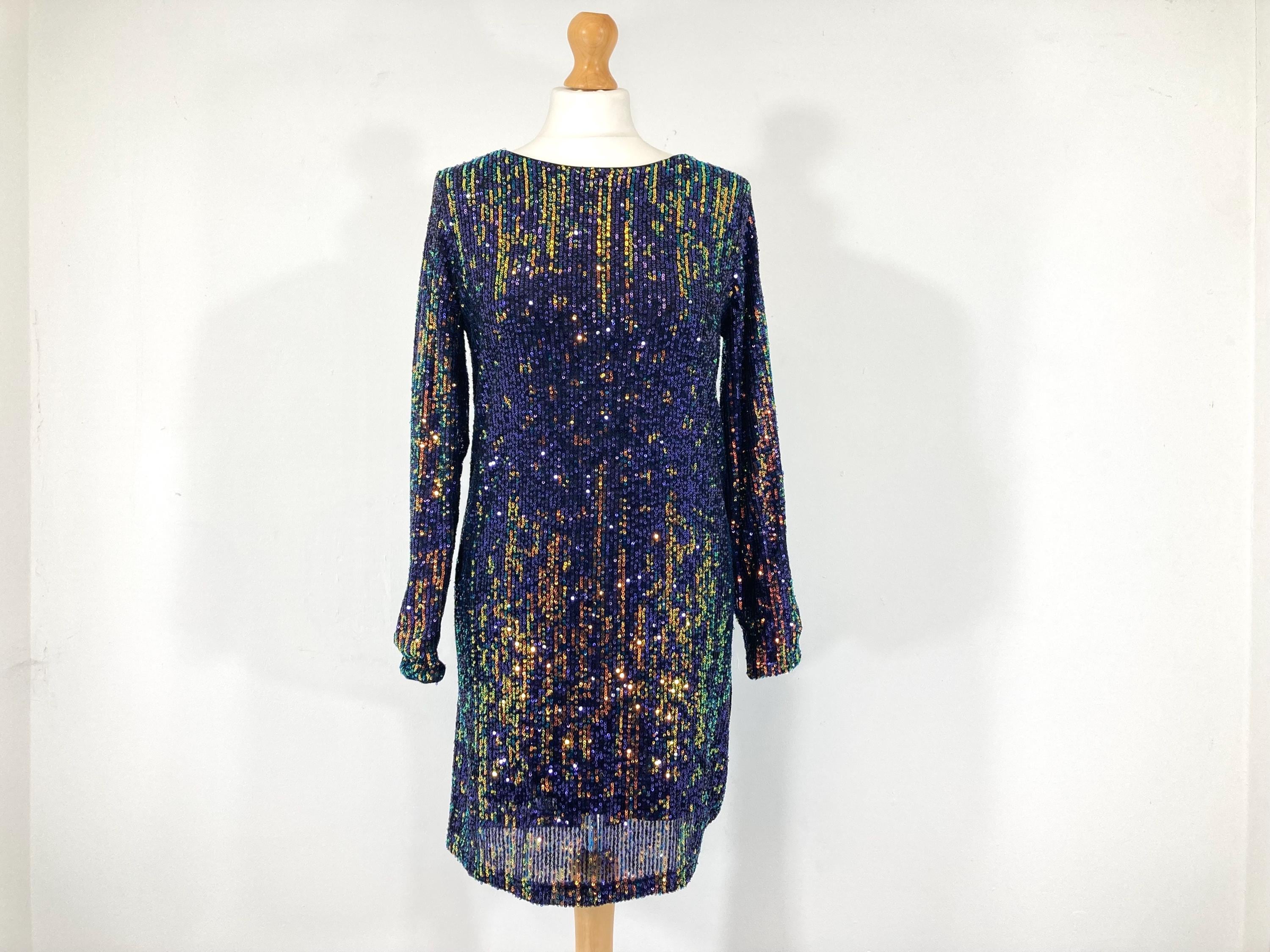 Christmas Sequin Midi Dress - Etsy