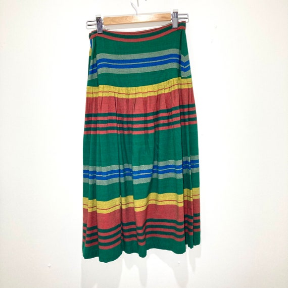 French connection top green midi skirt