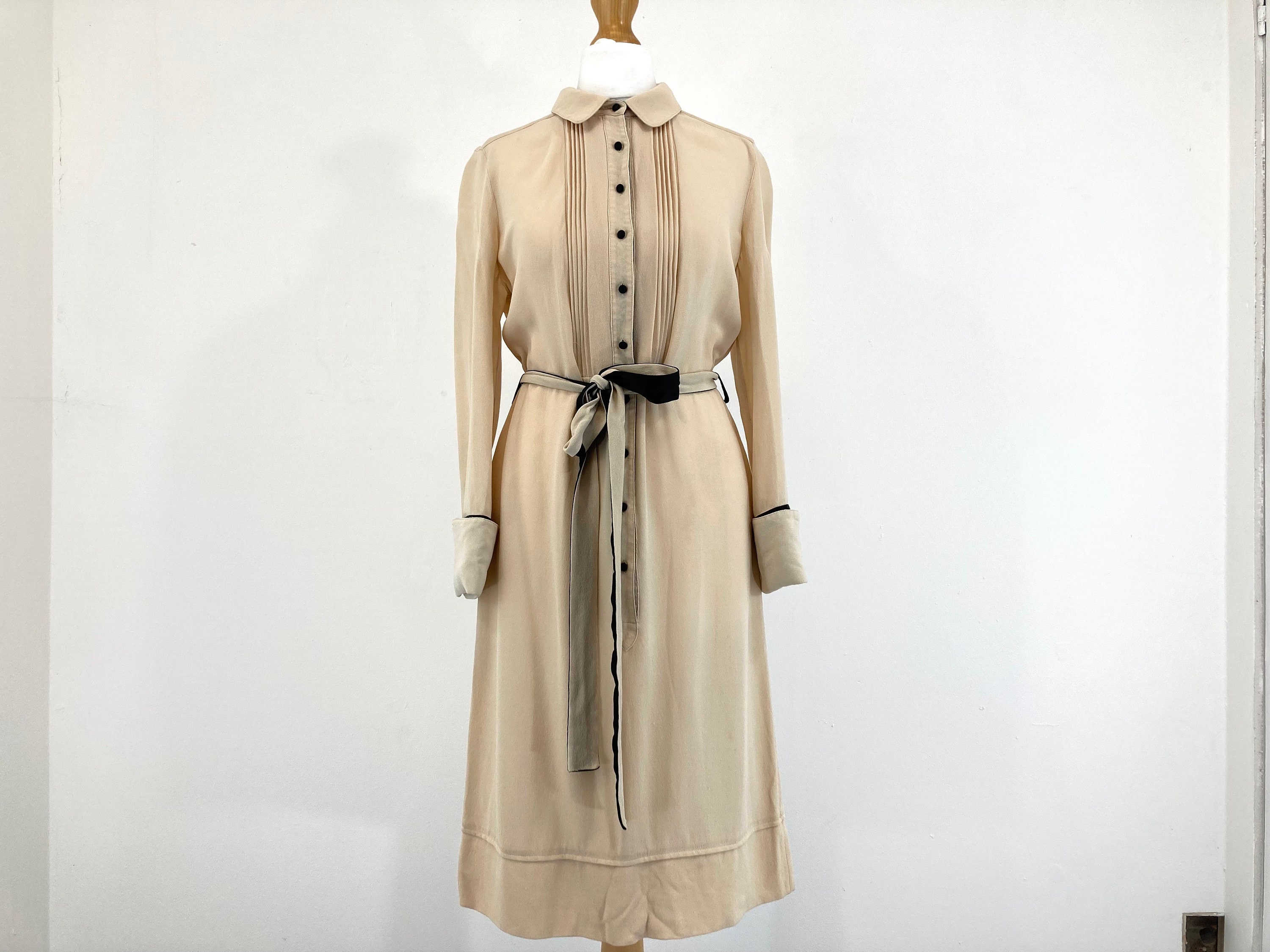 Dvf silk 2025 shirt dress