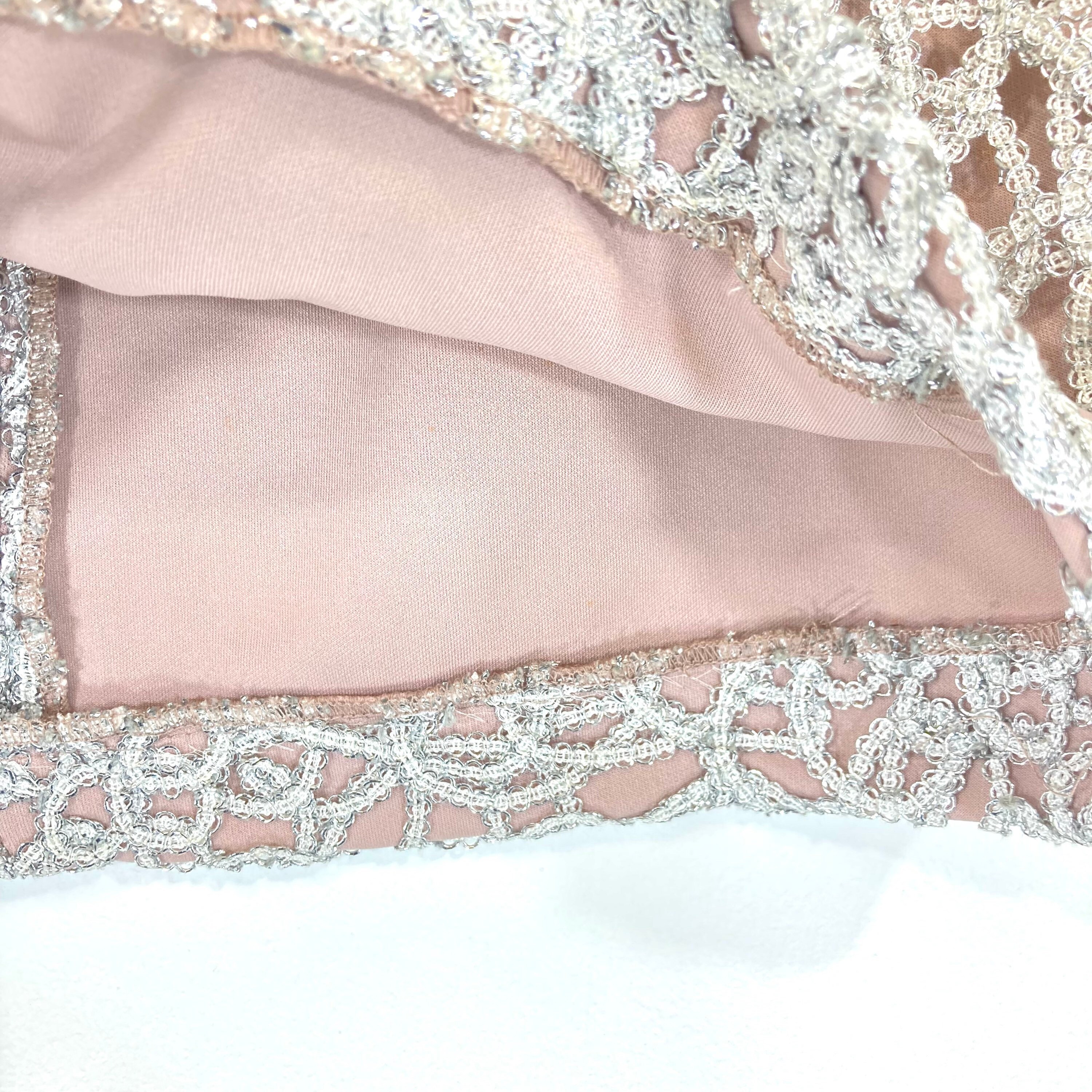 Tiled Overlay Mini Skirt