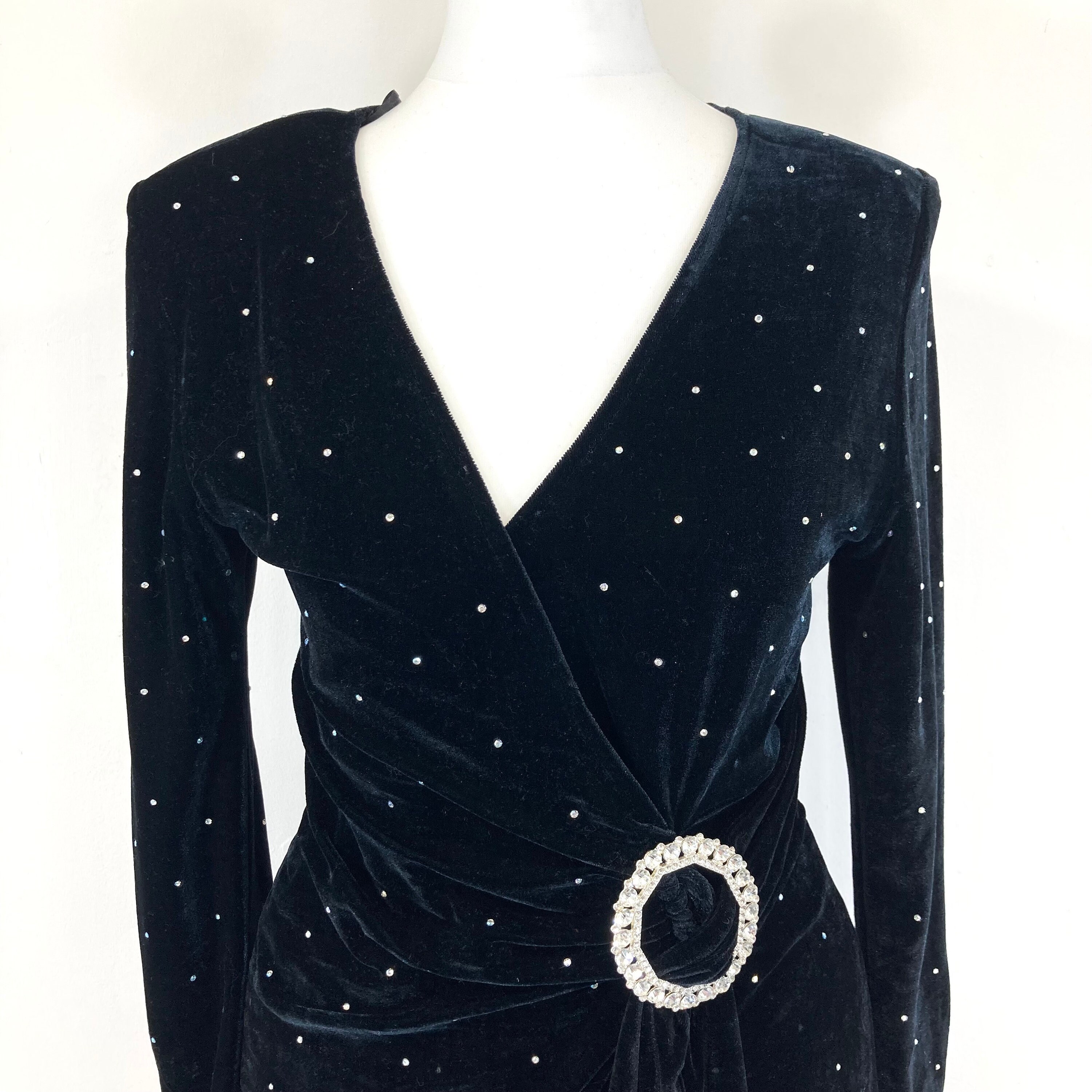 velvet sequin dress zara Zara Velvet Sequin Dress