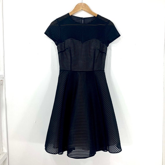 Ribbed Corset Dress / Ted Baker / Black / Layered Skirt / 1980s Inspired /  Modern Vintage / Size 1 / Small / 8 - Etsy
