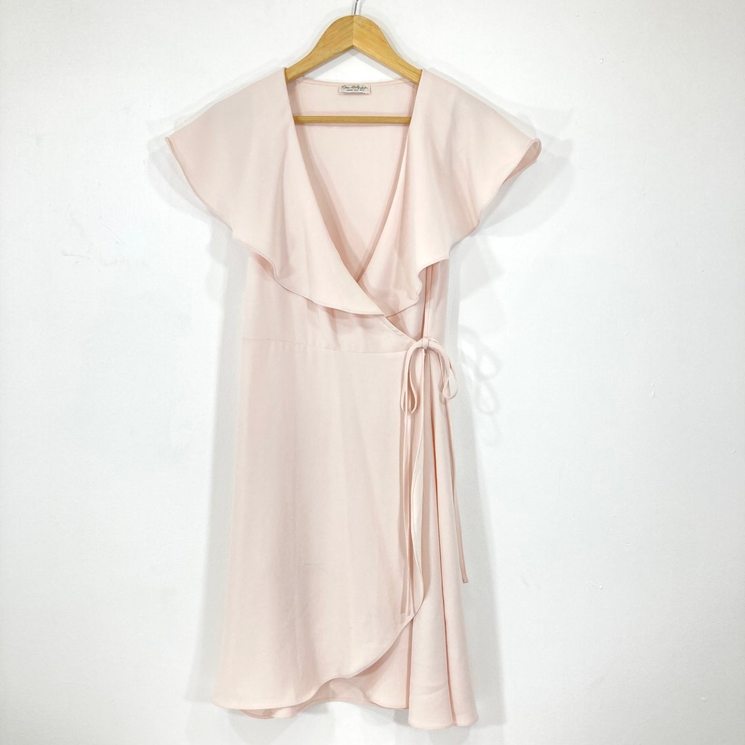 Robe D'été Miss Selfridge Taille UK 8 – Orange, Sans Manches, Longueur Genoux – Occasion Très Bon état – Pour Fête