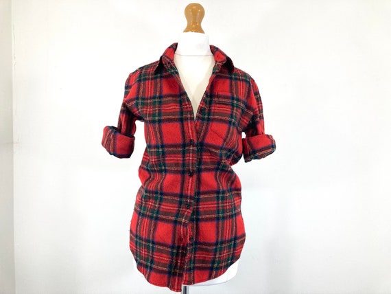 Checked Shirt / Burberry / Red / lumberjack/ Flan… - image 4