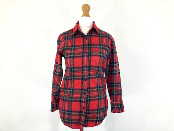 Checked Shirt / Burberry / Red / lumberjack/ Flan… - image 1