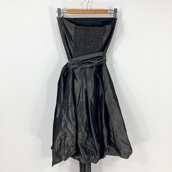 Sleeveless Party Dress / Zara / Black / Grey / Charcoal / Sash Waist /  Modern Vintage / Size XS - Etsy Israel