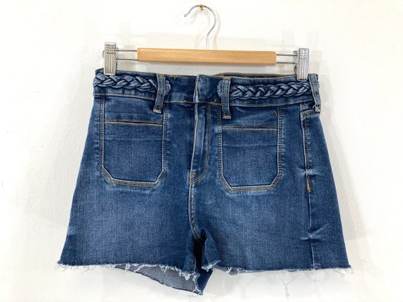 High waisted denim shorts river island hotsell