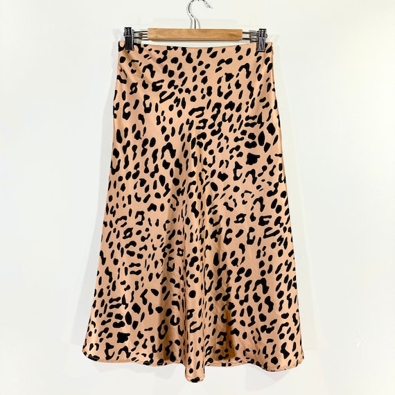 Cheetah print slip skirt online