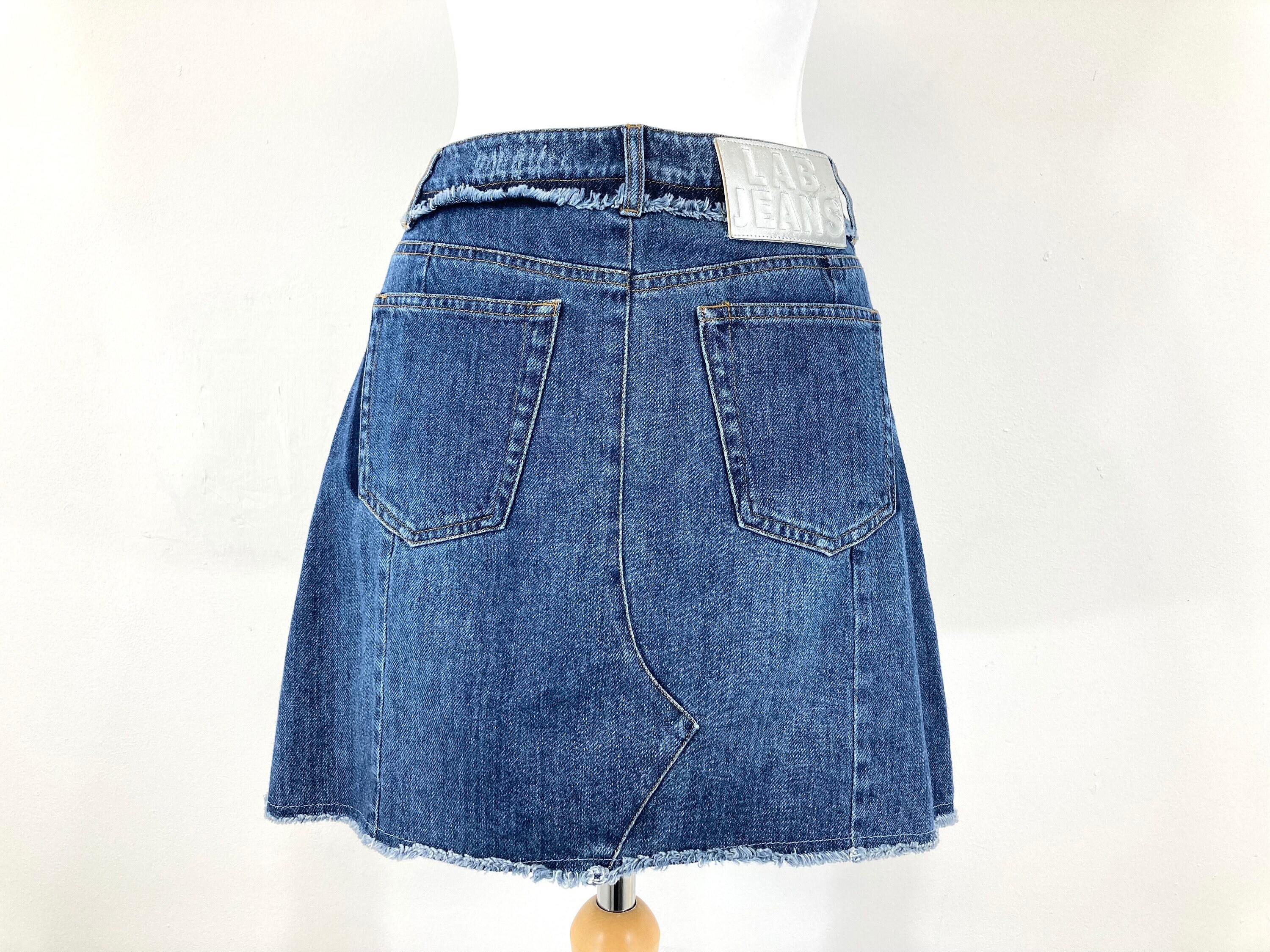 BELPER(ベルパー) CONSECUTIVE DENIM SKIRT Blockerly Denim Parke Skirt – Two skirts SF