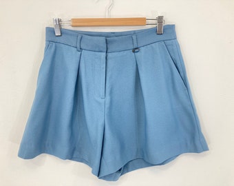 Short tailleur bleu / Pepe Jeans / Bleu / Coupe large / Vintage moderne / Taille M