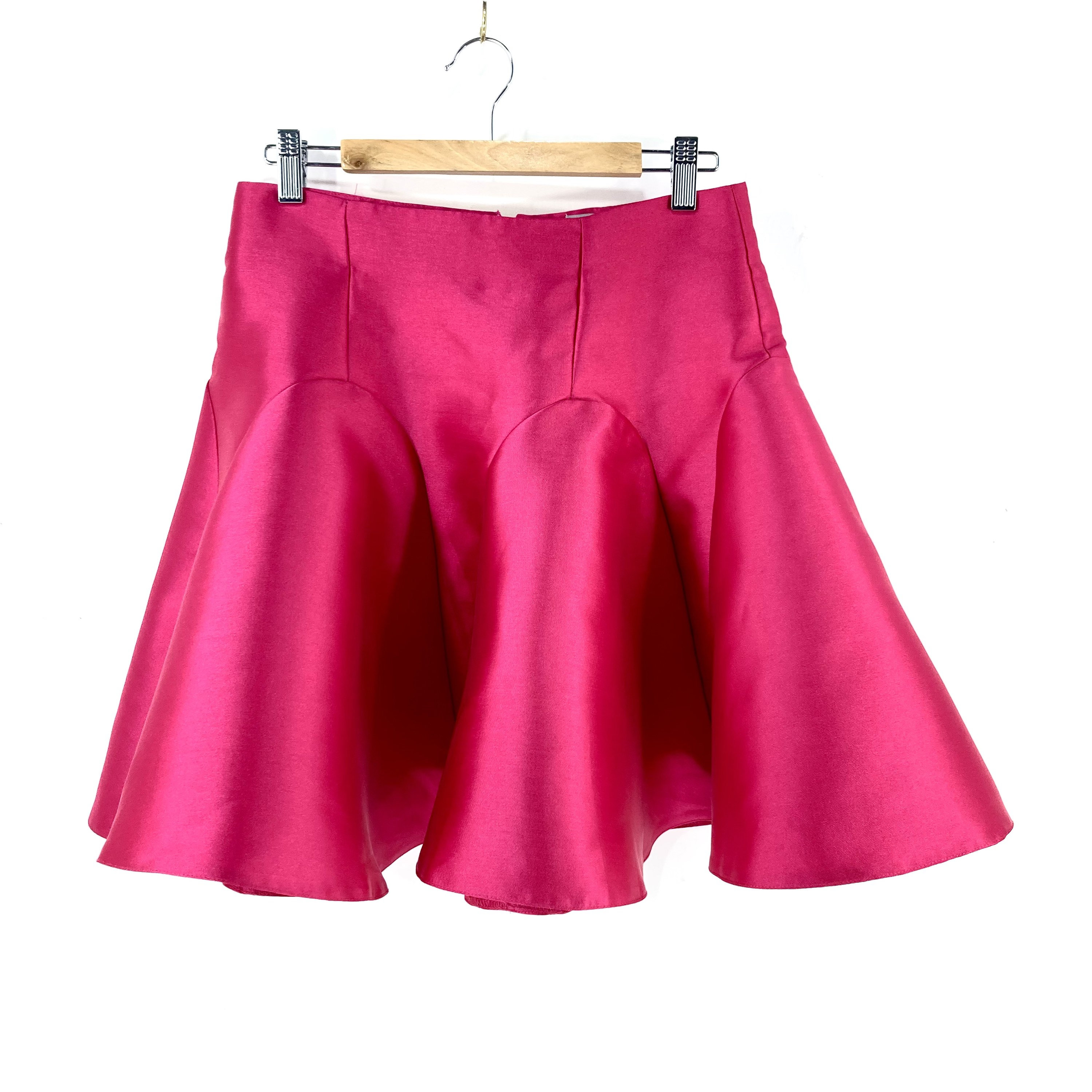 Structured Fluted Mini Skirt ASOS Pink Structured Fluted Modern Vintage 80s Inspired Modern Vintage Uk 10 EUR 38 Etsy Australia
