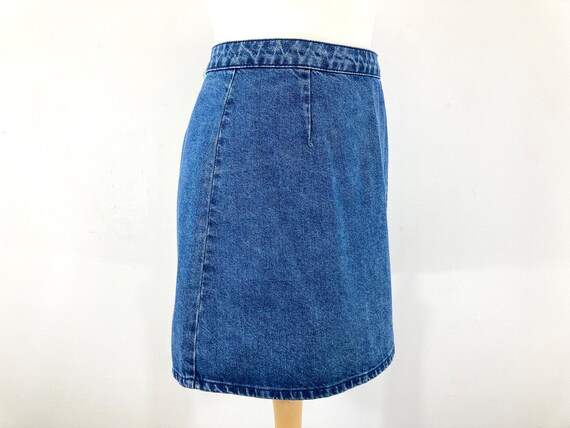 Denim Wrap Skirt ASOS Blue Denim Wrap Modern Vintage Size UK 10 Etsy Denmark