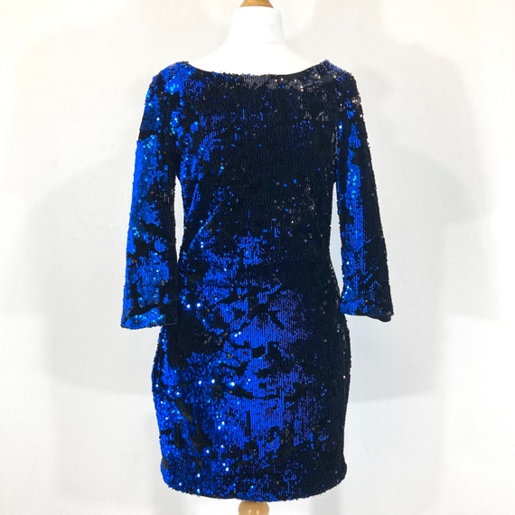 Abito velluto blu zara deals