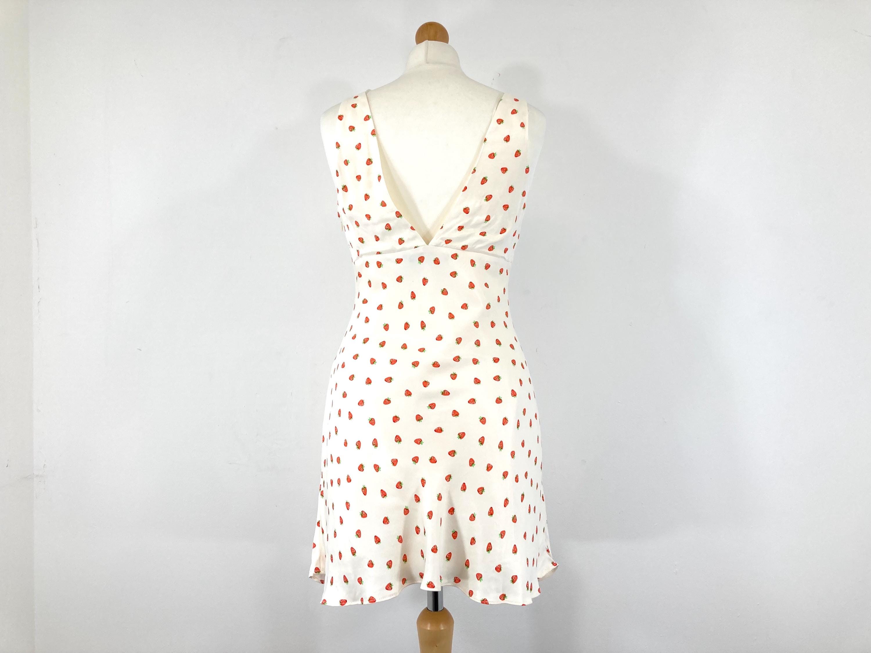 red and white dress zara PRINTED POPLIN MIDI DRESS - Red / White