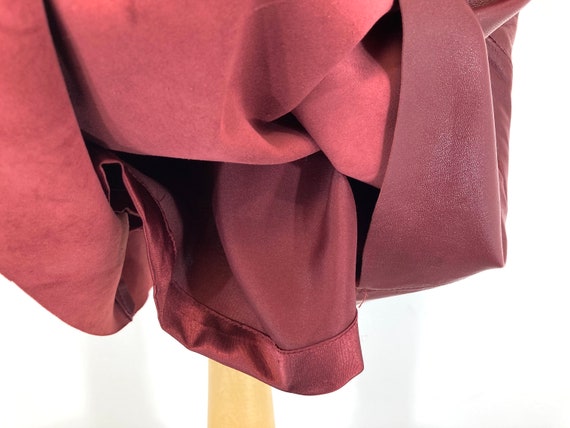 Leather Midi Skirt / Betty Jackson / Red / Leathe… - image 8