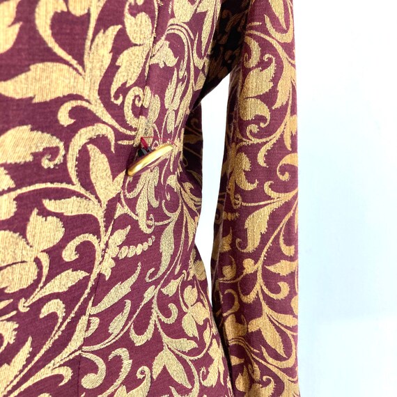 Vintage Abstract Pattern Blouse / West and Webb /… - image 6