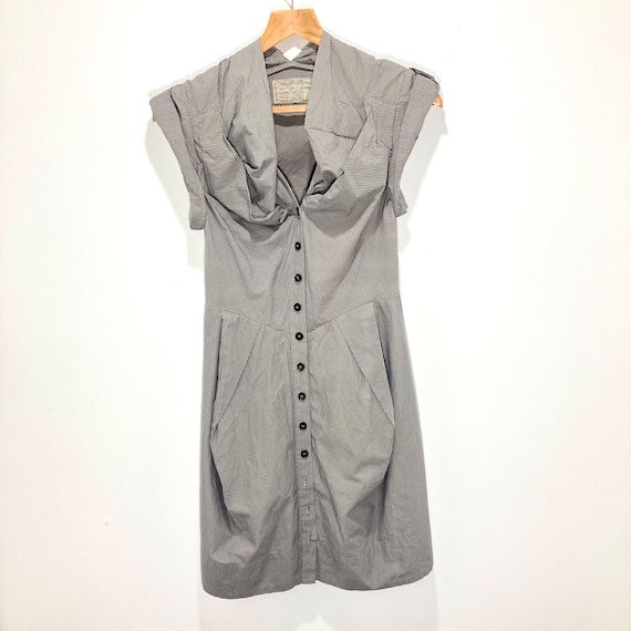 Sculptural Shirt Dress / All Saints / Blue / White / Button Front / Modern  Vintage / Size 8 / EU 36 - Etsy