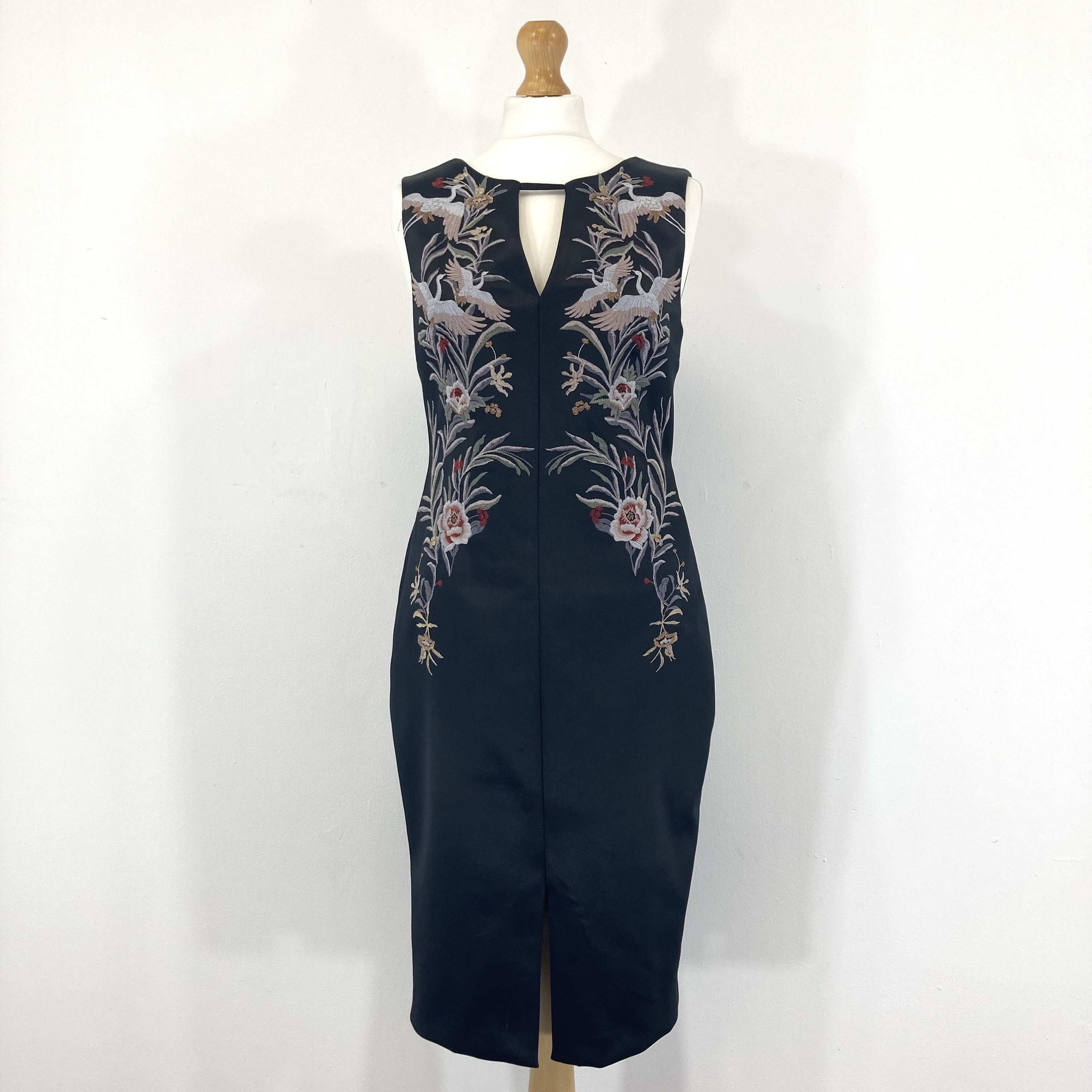 Embrodered Dress / Star by Julian Macdonald / Black / Craine / Japanese  Inspired / Modern Vintage / Size UK 12 - Etsy Ireland