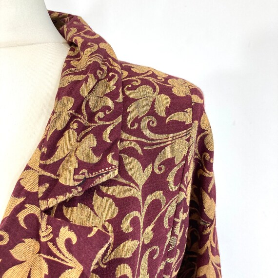 Vintage Abstract Pattern Blouse / West and Webb /… - image 5