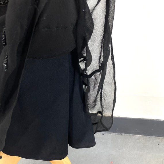 Sequinned Maxi Dress / Frank Usher / Black / Sequ… - image 7