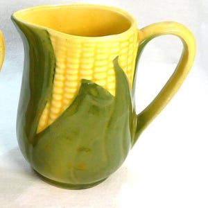 Shawnee Corn King 4.75" Cream Pitcher: Vintage MCM Pottery