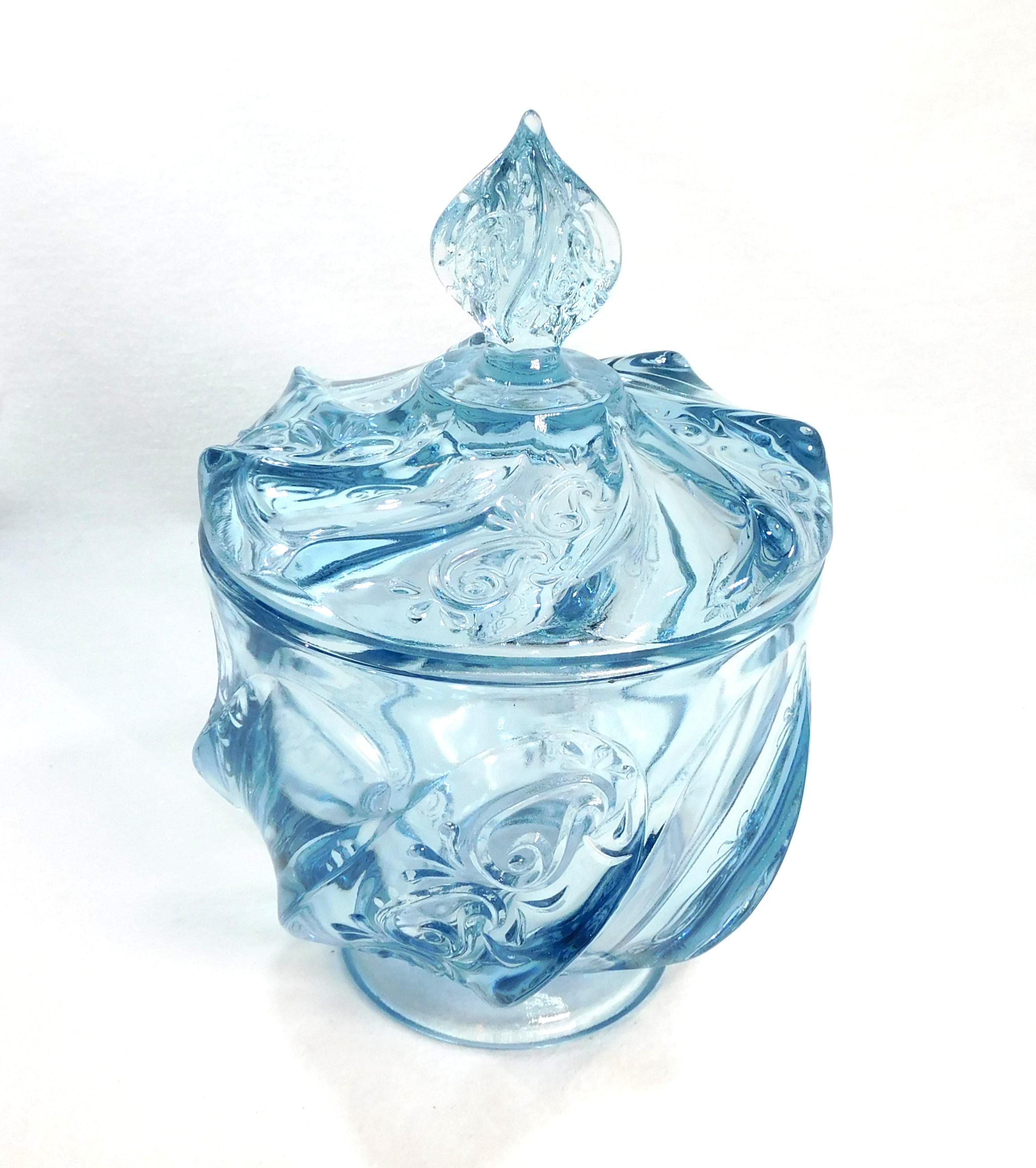 Fenton Blue Swirl - Etsy