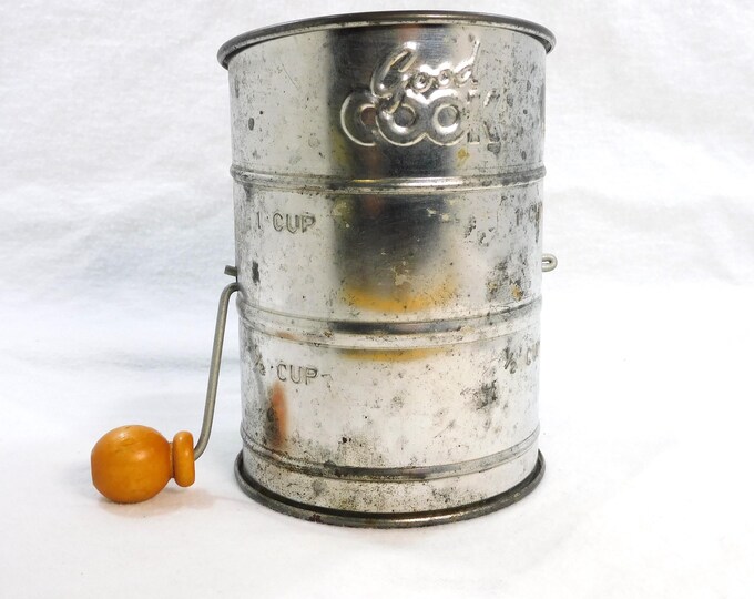 Vintage Good Cook Metal Sifter: 1-cup Farmhouse Kitchen Display - Etsy