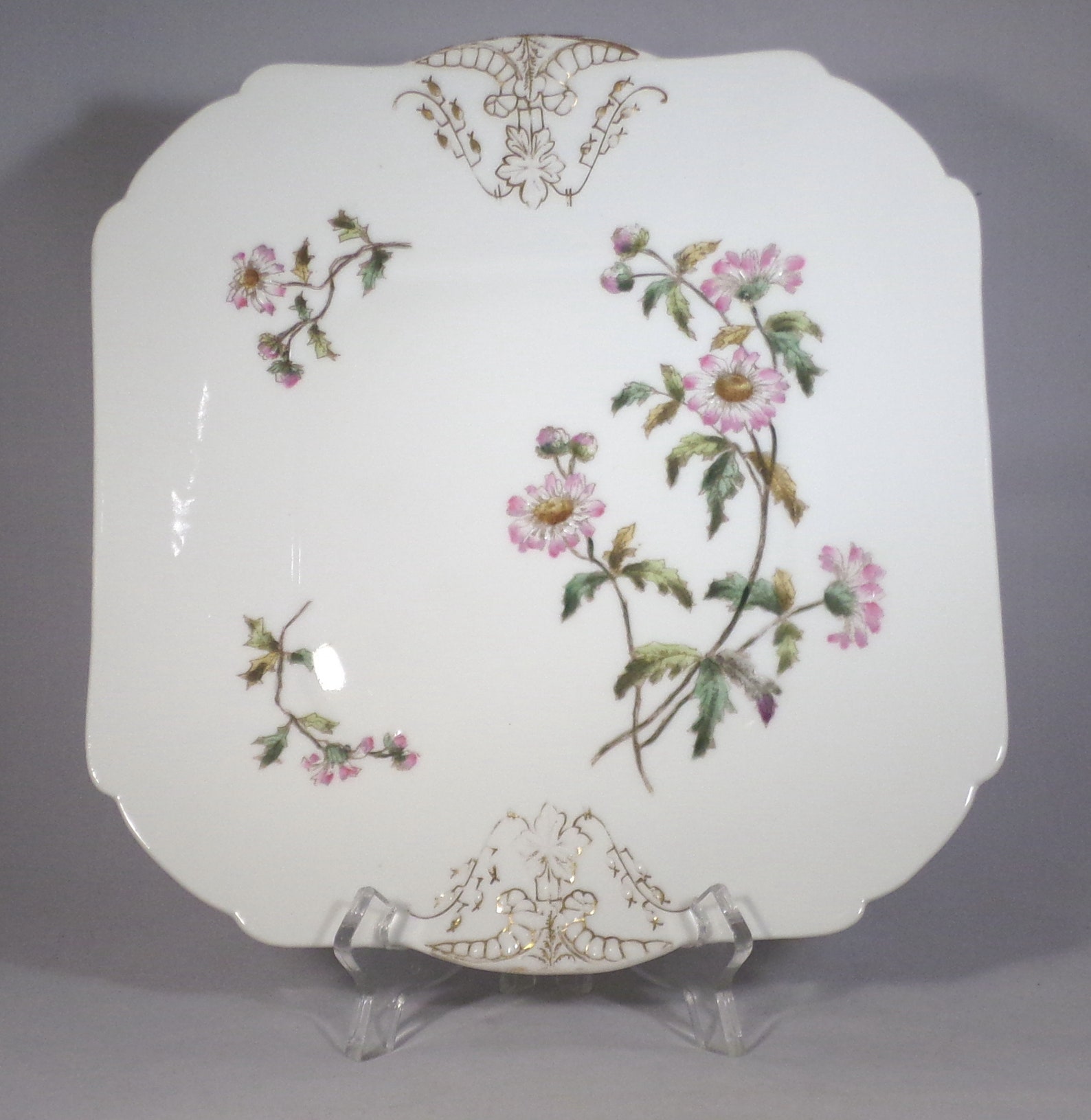 CH Field Haviland Limoges Handled Serving Plate Schleiger Etsy