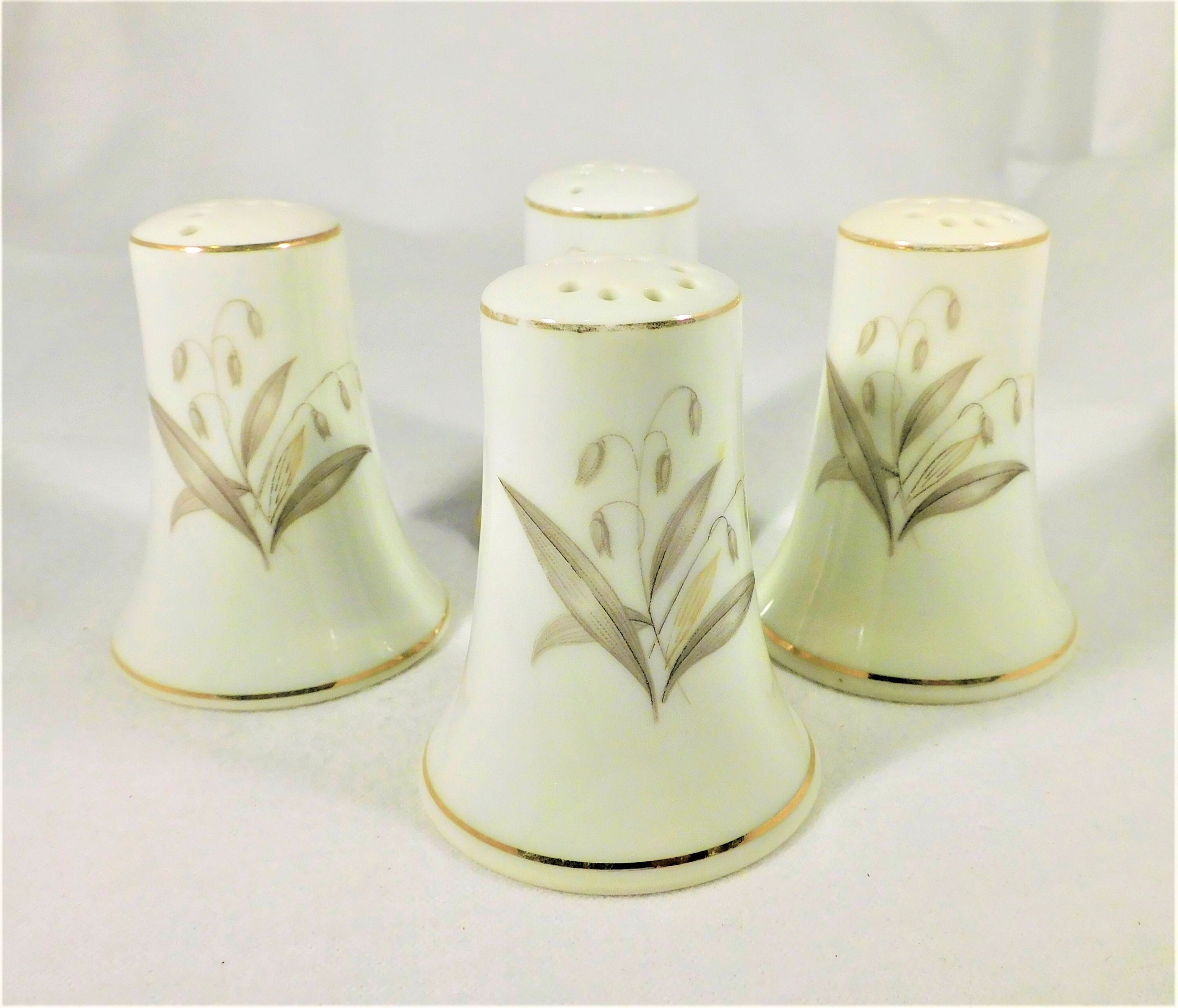Kaysons Japan Salt & Pepper Shakers 2 Sets Fine China Golden Etsy