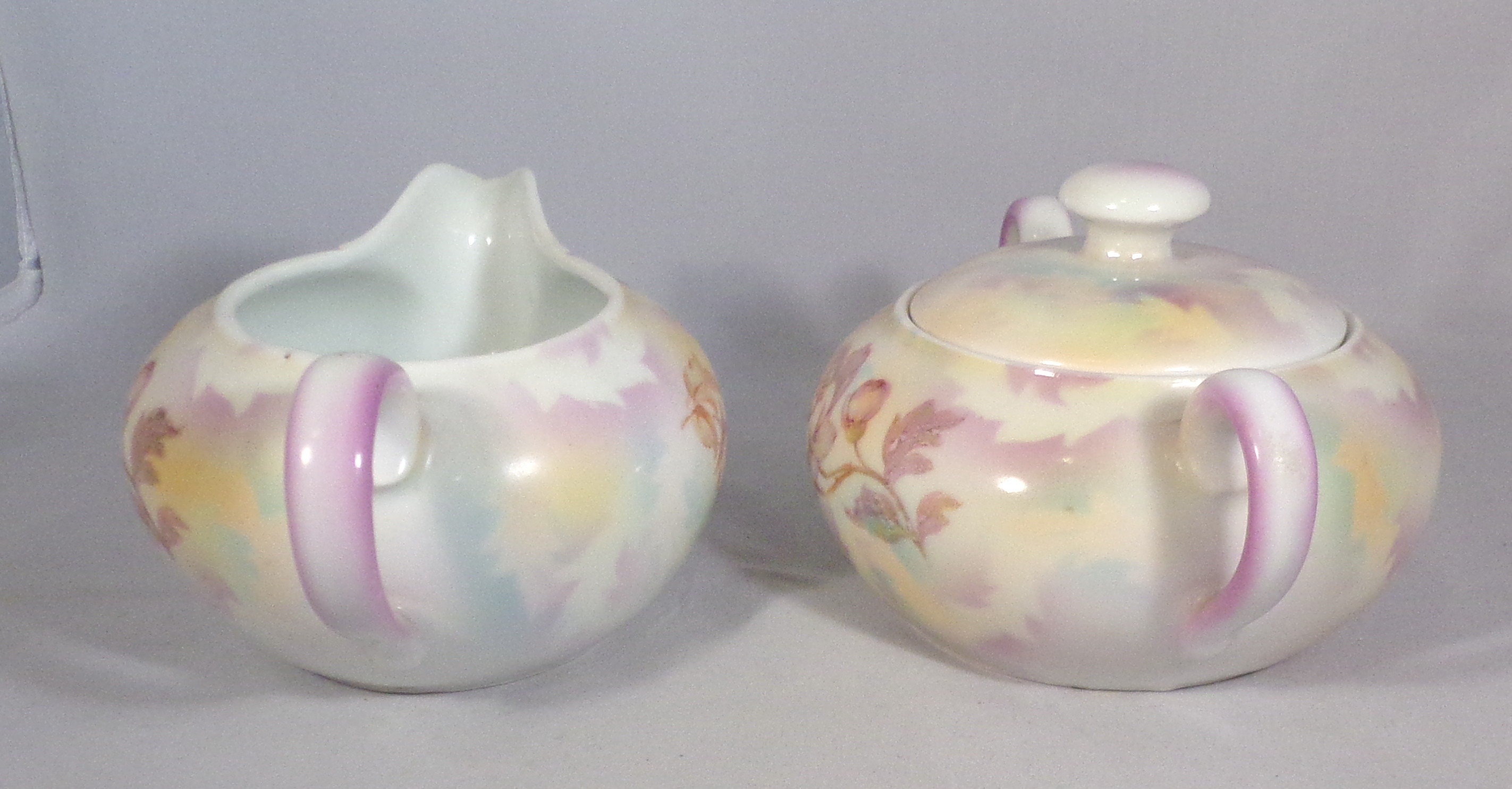 German Marked Creamer & Sugar With Lid Registered Celebrate Etsy