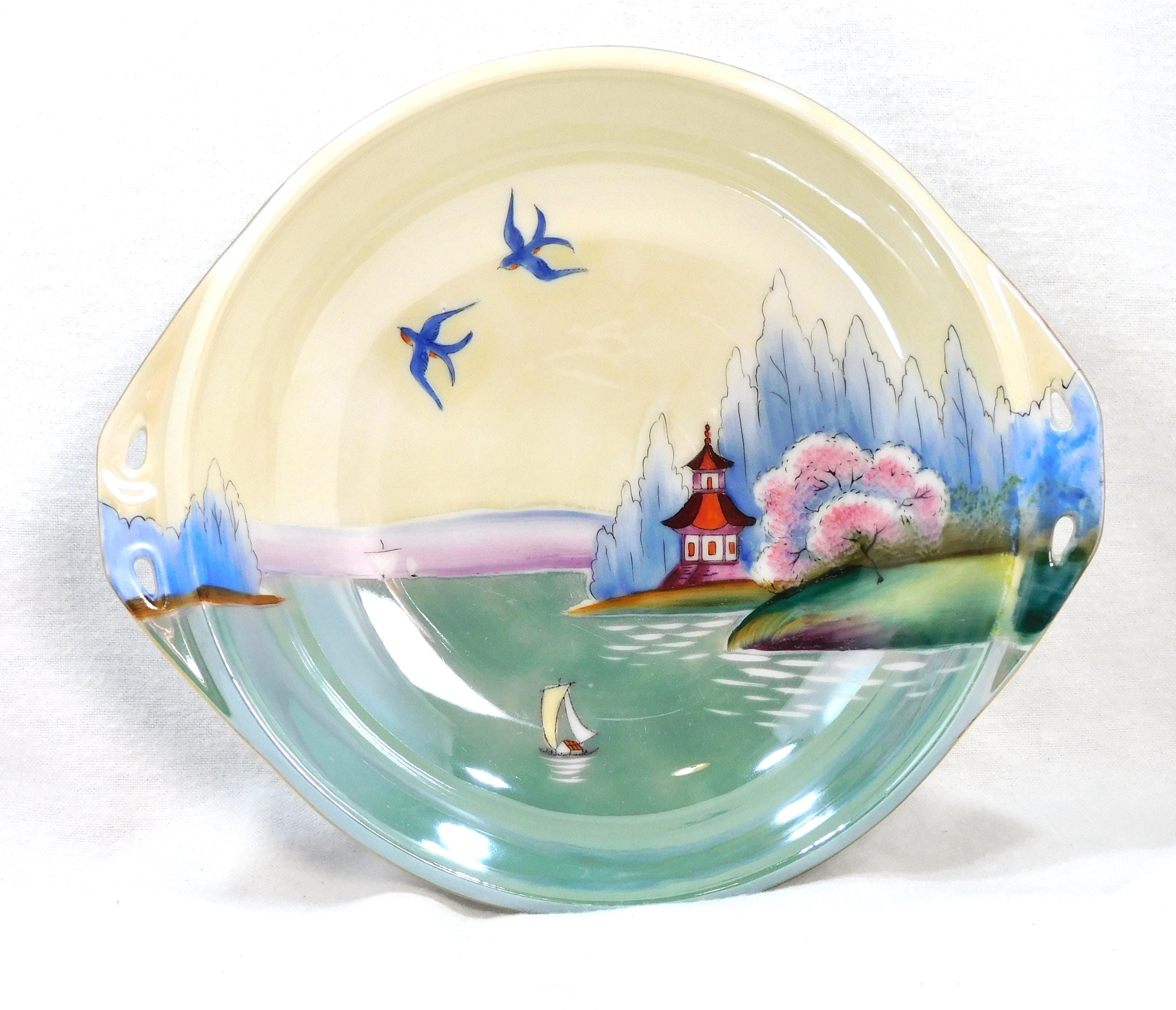 希少 オールドノリタケ デコレディ ブルーラスターS&P シェイカーNo.504 Noritake Lusterware - Etsy