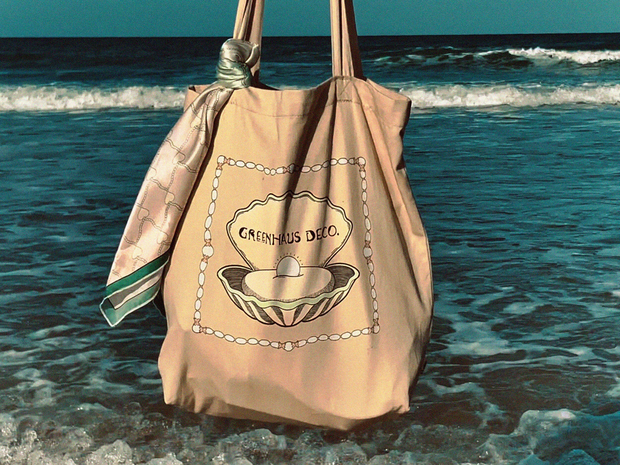 Pearl Tote Bag I Siren Mermaid Core Aesthetic Spring Accessory 
