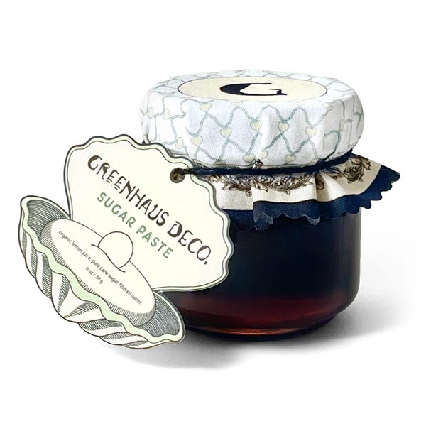 Cera de azúcar firme Greenhaus Deco: 312 g de pasta de azúcar para depilación casera, brasileña, bikini, facial y corporal.