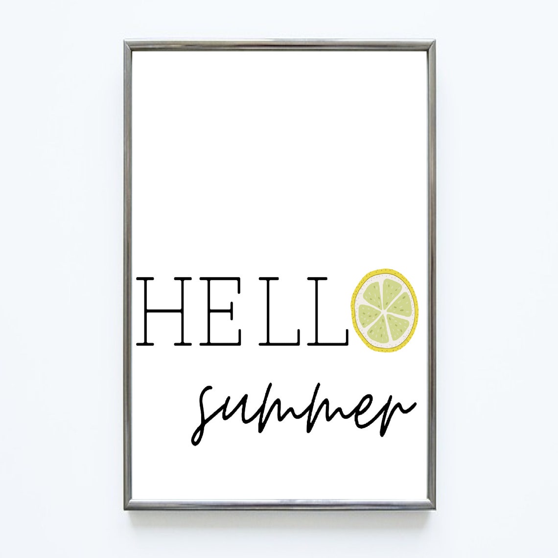 Hello Summer Lemon Sign Lemon Summer Decorations Lemon | Etsy