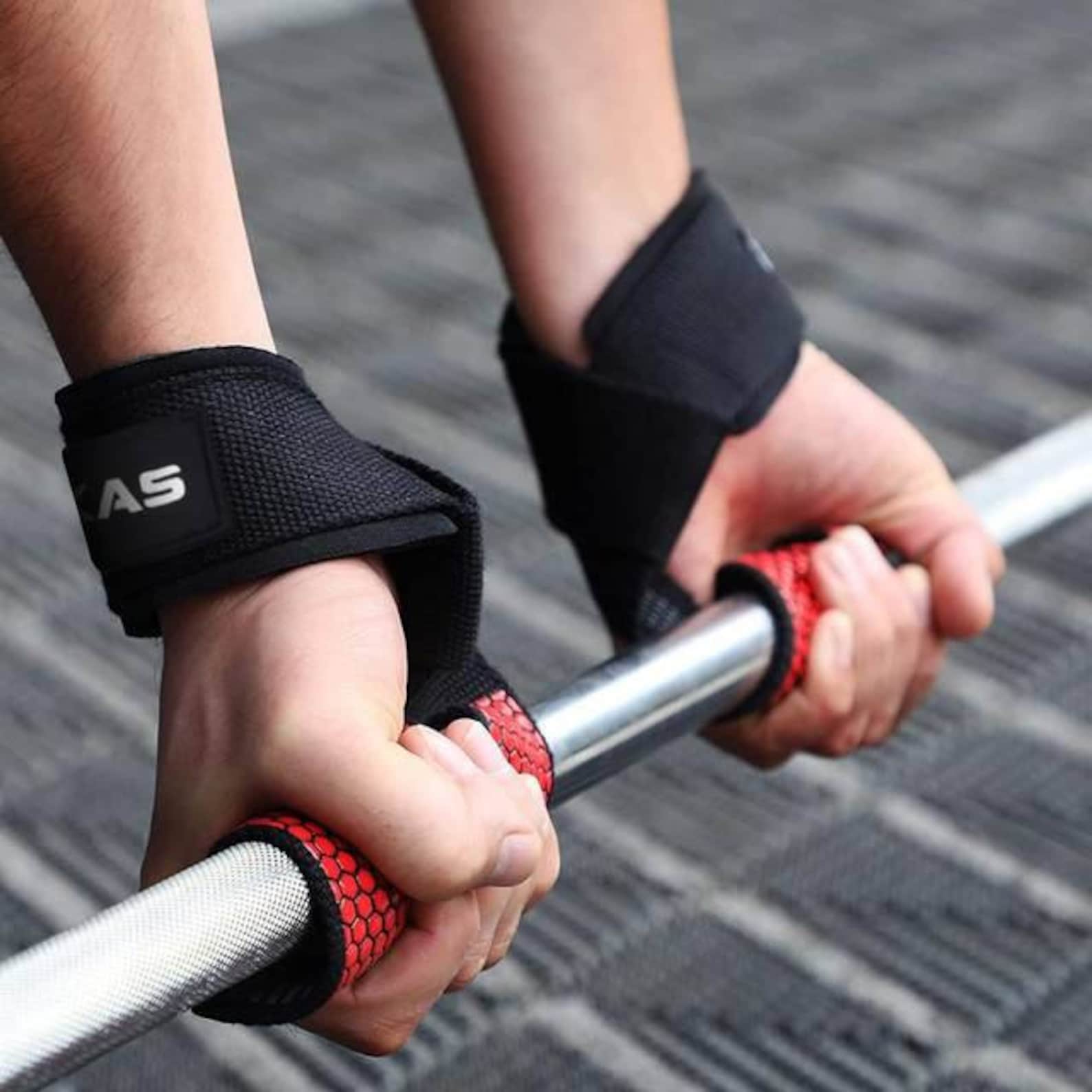 MKAS Weight lifting Wrist Straps Fitness Bodybuilding Training Etsy