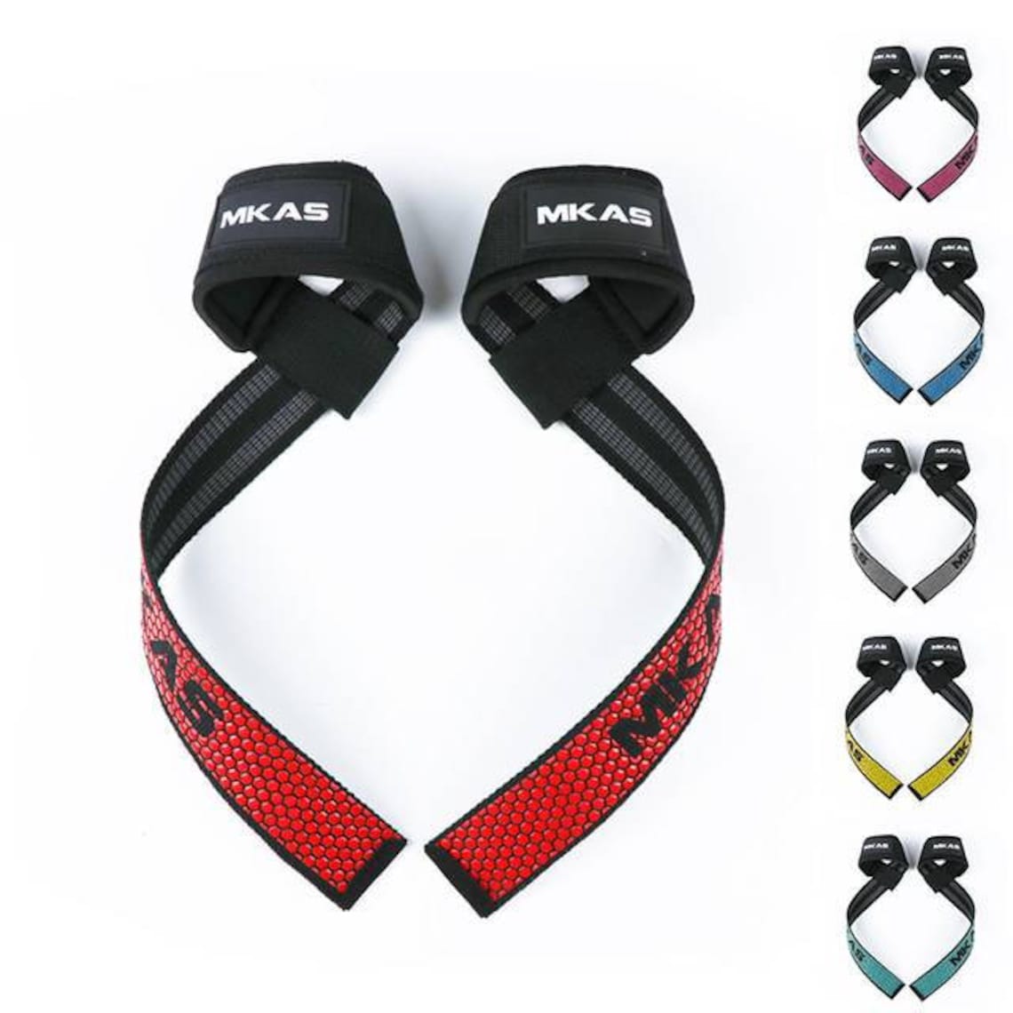 MKAS Weight lifting Wrist Straps Fitness Bodybuilding Training Etsy