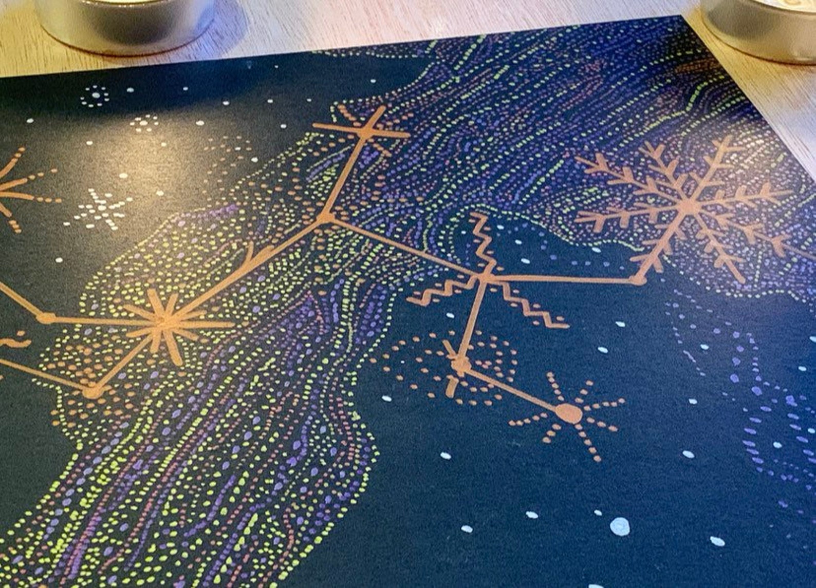 Aquarius Konstellation Kunst A4 Original einzigartig Etsy