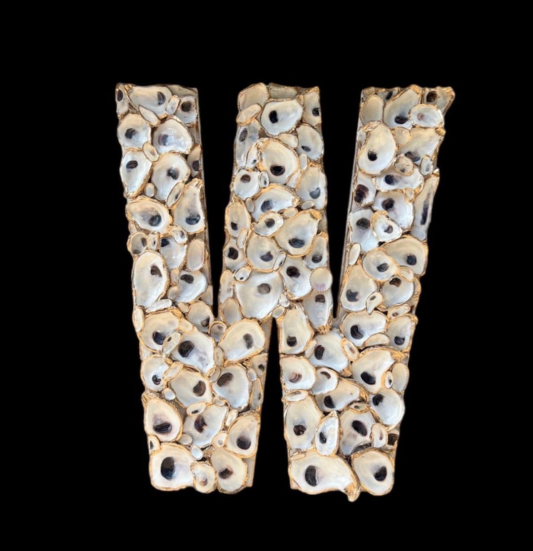 Large Oyster letter - R
