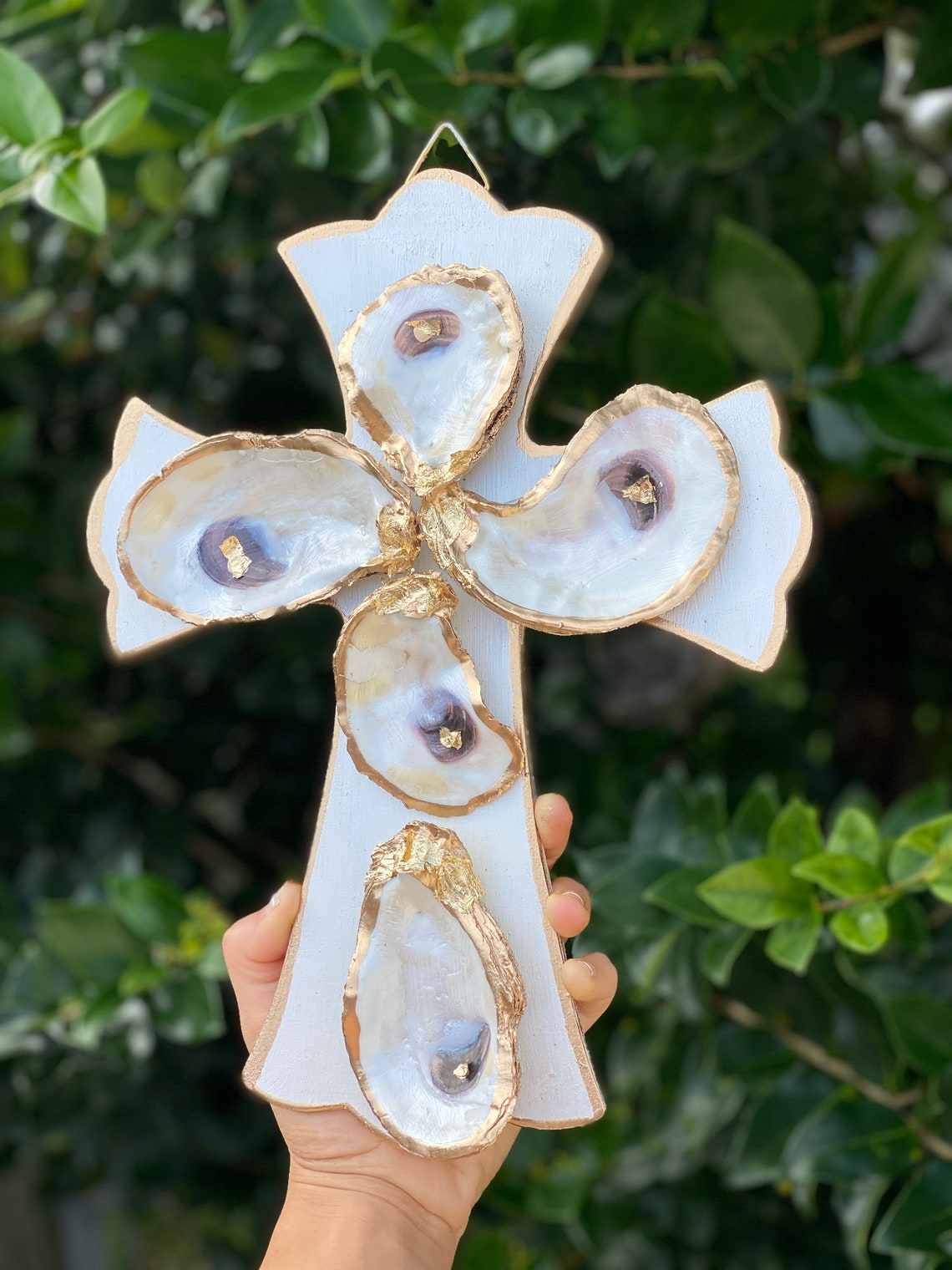 Angel oyster cross Etsy