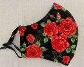Flower Mask, Frida Kahlo Mask, Day of the Dead Mask, Dia de los Muertos Mask, Sugar Skull Mask, Carabela Mask, Fun Mask, Halloween Mask