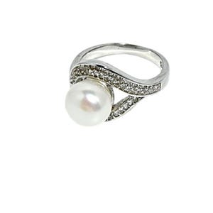 Natural pearl ring,Nest pearl ring,Silver ring with pearl,Genuine pearl ring,Gift for her,Pearl jewellery.