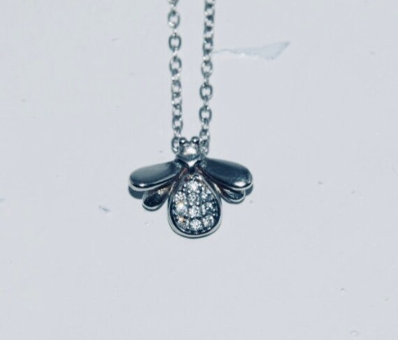 Buy Delicate Bee Sterling Silver Necklace chain Silver Bee Choker