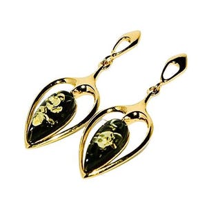 Echte Bernstein Ohrringe, Gold Ohrringe mit Bernstein, Natur Bernstein Ohrringe, Geschenk für sie, wunderbare Bernstein Ohrringe, echter baltischer Bernstein.