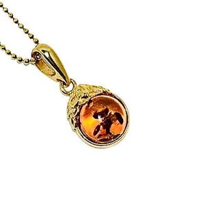 Natural amber pendant,Delicate amber pendant,Genuine amber pendant,Gift for her,Genuine Baltic amber,Exquisite amber pendant.