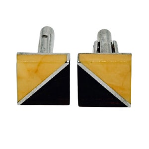 Manschettenknöpfe aus Natur Bernstein,Manschettenknöpfe aus Silber mit Bernstein,Echte Bernstein Manschettenknöpfe,Geschenk für Ihn,Echter baltischer Bernstein.
